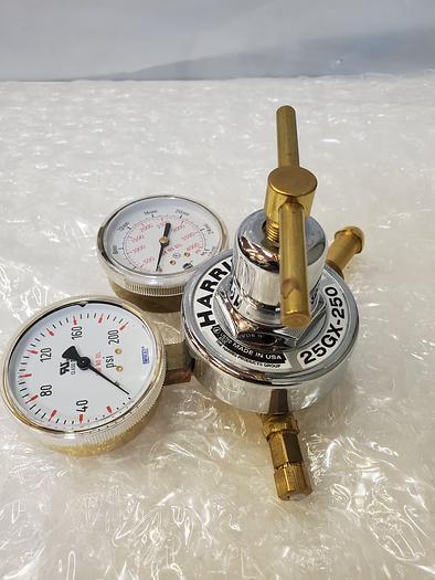 Used HARRIS 25GX-250 COMPRESSED GAS REGULATOR