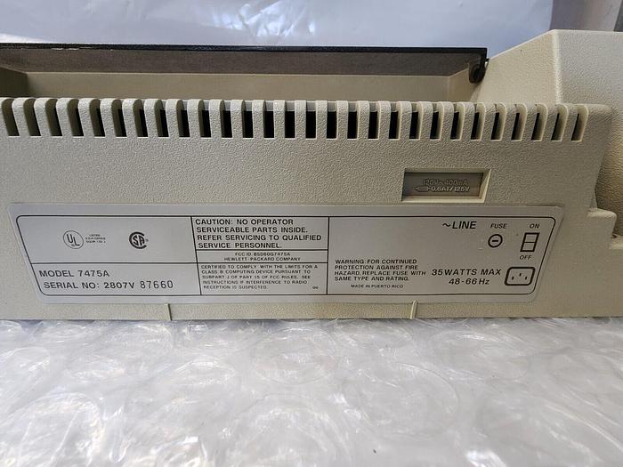 Used HP 7475A GRAPHICS PLOTTER