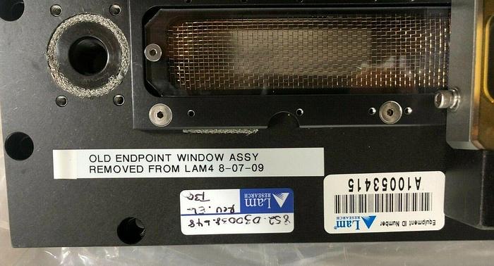 Used LAM RESEARCH 852-030038-648 ENDPOINT WINDOW ASSEMBLY