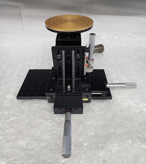 Used STAGE, 6 IN GOLD HEATED CHUCK XYZ MOVEMENT MICROMETERS