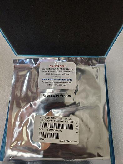 KURT J. LESKER COMPANY CHROMIUM TARGET CR 99.95%