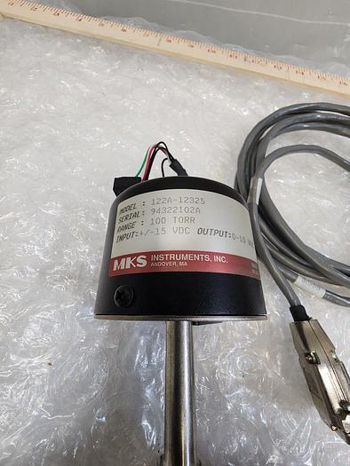 Used MKS INSTRUMENTS 122A-12325 PRESSSURE TRANSDUCER