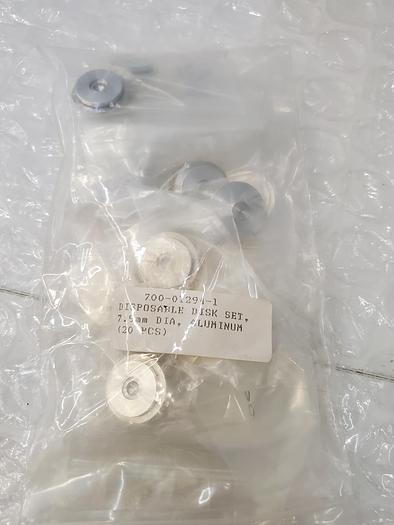 Used 700-01294-1 DISPOSABLE DISK SET 7.9mm ALUMINUM 
