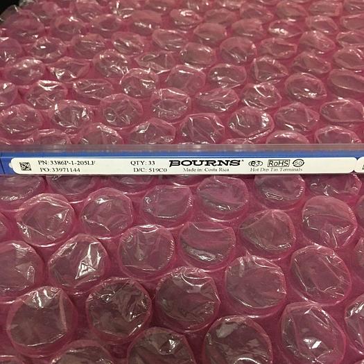 Used BOURNS Trimpot Cermet Trimmer 3386P-1-205LF