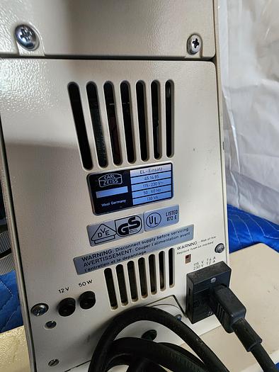 Used Carl Zeiss Axioskop EL- Einsatz 45 14 85 Laboratory Microscope