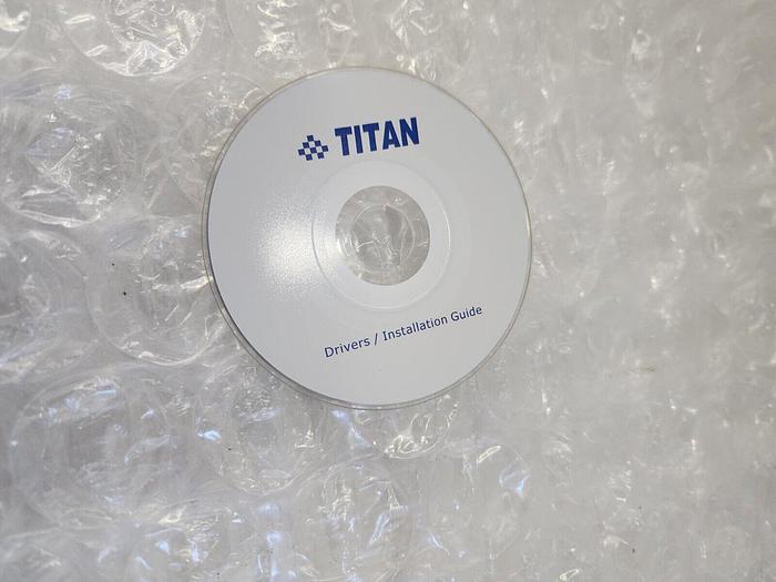 Used TITAN DRIVERS INSTALLATION GUIDE DISC