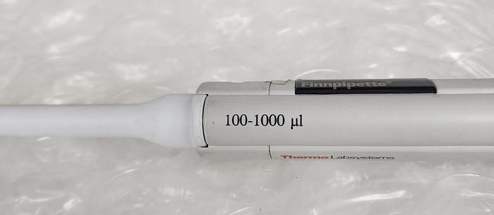 Used Thermo Labsystems Finnpipette Single Channel Manual 200-1000 uL Pipette