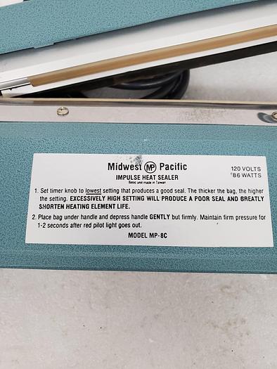 Used MIDWEST PACIFIC MP-8C