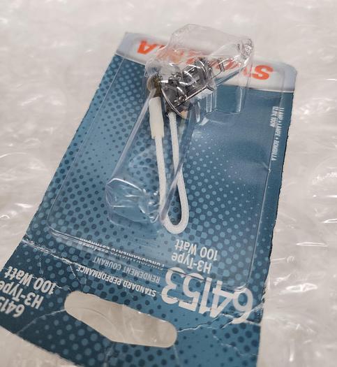 Used SYLVANIA H3 64153 100W Basic Halogen Offroad Bulb