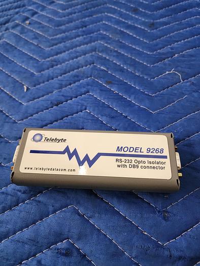 TELEBYTE 9268 RS-232 OPTO ISOLATOR & DB9 CONNECTOR
