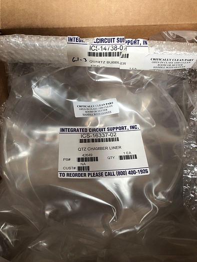 ICS-16337-02 QTZ CHAMBER LINER with Quartz Bubbler