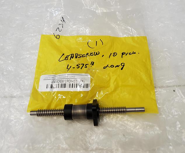 Used LEAD SCREW 10 PICH 4.575'' LONG