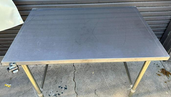Used NSF Stainless Steel Workbench - 30" x 48"