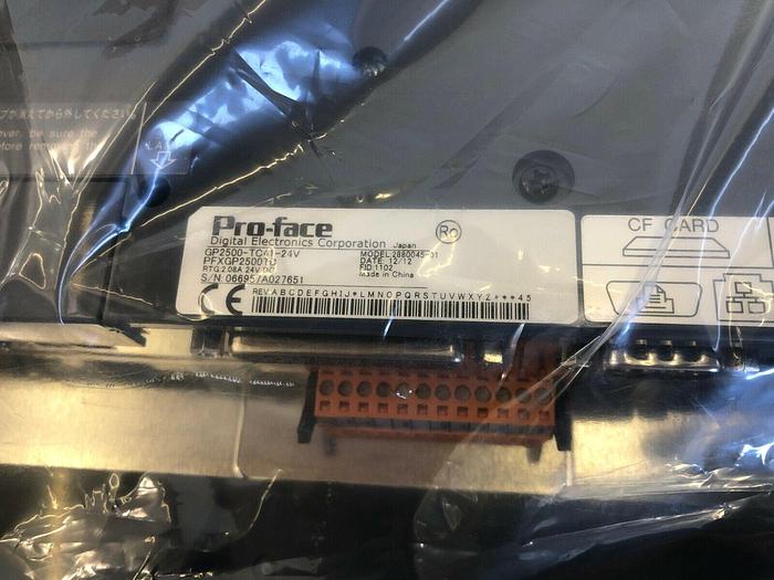 Used PRO-FACE DIGITAL ELECTRONICS GP2500 2880045-01