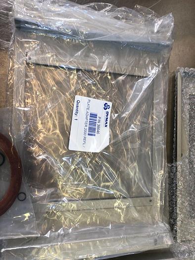 Used DYMAX PACKAGE EC 5000, LIGHTSHIELD TRAY ASSEMBLY , PLATE ADAPTER,1200 EC FAN TOP