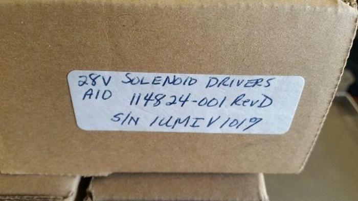 ELECTROGLAS PROBE STATION BOARD 28V SELONOID DRIVER P/N 114824-001 (A10)