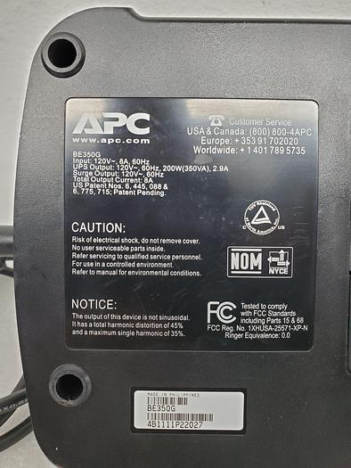 Used BATTERY BACKUP BACK-UPS ES350