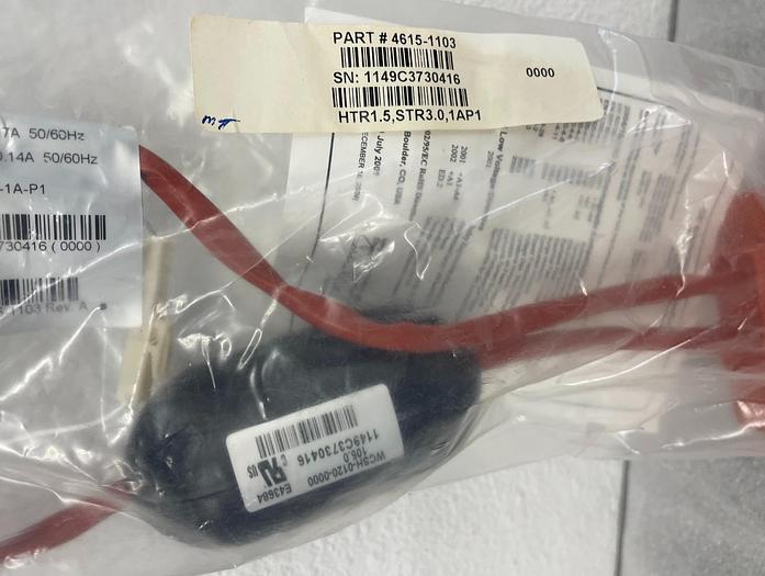 Used MKS (LAM RESEARCH) HEATER JACKET 4615-1103 HTR1.5, STR3.0, 1AP1