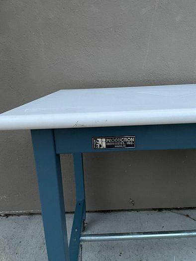 Used PRODUCTION INDUSTRIES, INC WORKBENCH 30''x 48''
