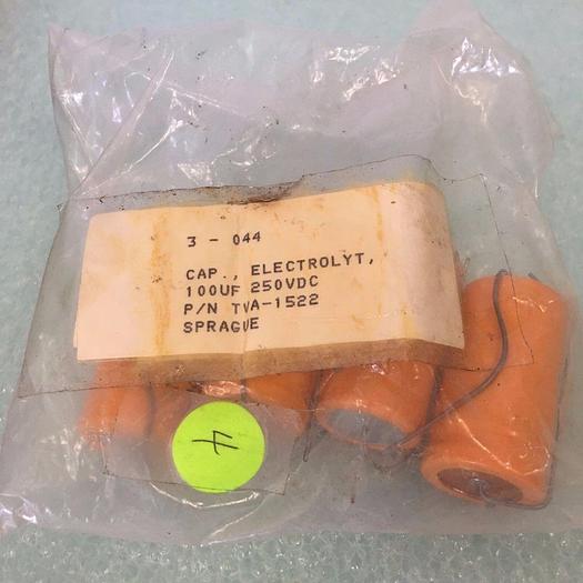 CAP. ELECTROLYT 100UF 250VDC  TVA-1522