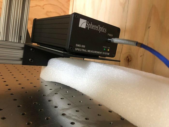 Used LABSPHERE, SPHEREOPTICS SMS-500 SPECTRAL MEASUREMENT SYSTEM WITH NEWPORT TABLE