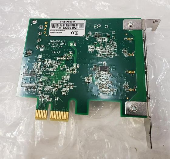 Used POINT GREY FWB-PCIE-01 FRAME GRABBER CARD