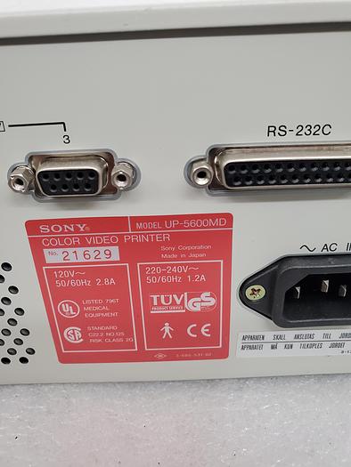 Used SONY COLOR VIDEO PRINTER UP-5600MD