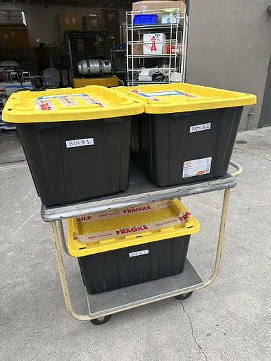 BOX 3 OF LEYBOLD OPTICS GMBH CCS PRO NEW SPARE PARTS