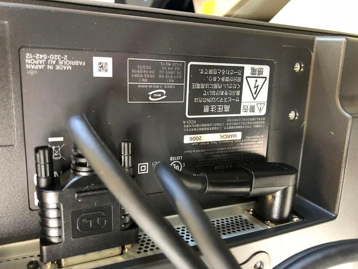 SONY MEU-WX2, SONY 2-320-542-12  video editing monitor