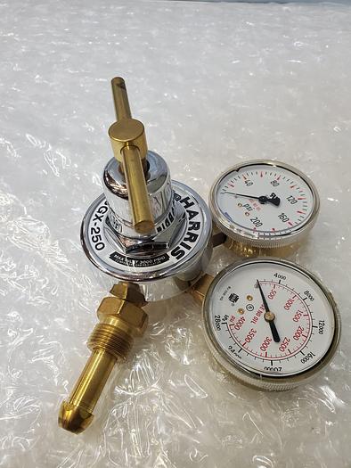 Used HARRIS 25GX-250 COMPRESSED GAS REGULATOR