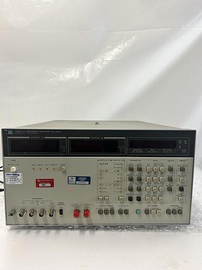Used HEWLETT PACKARD LF IMPEDANCE ANALYZER 4192A