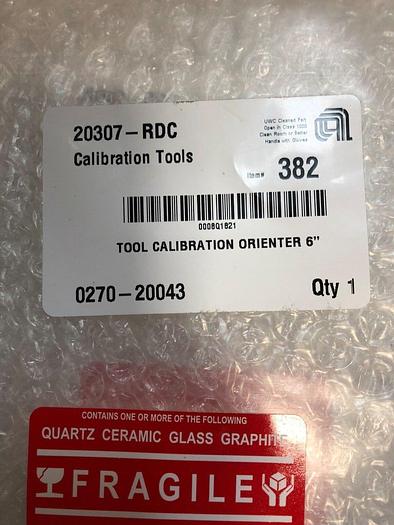 Used AMAT 20307-RDC CALIBRATION TOOL ORIENTER 6''