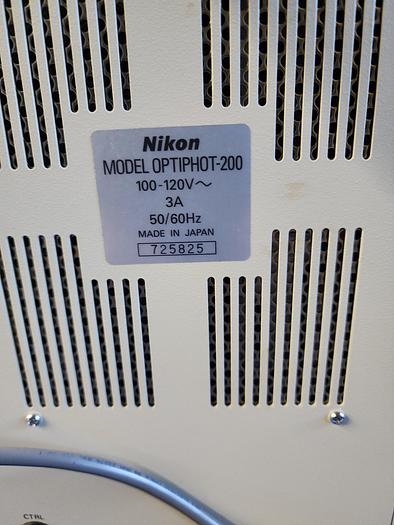 Used Nikon Optiphot 200 Wafer Inspection Microscope WITH STAGE
