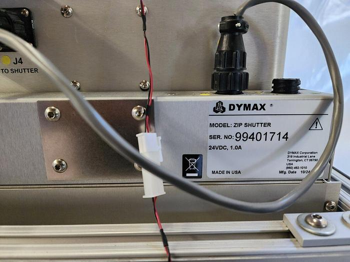 Used DYMAX MODEL 2000 FLOOD, ECE ZIP SHUTTER, LIHT SHEILD, 400 WATT POWER SUPPLY