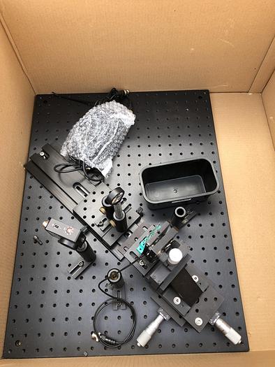 Used NEWPORT PRC-3 PROBE STATION ELECTRO ABSORTION OPTIC ASSEMBLY 24 L x 18W x 11H