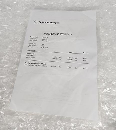 Used AGILENT TECHNOLOGIES MANUAL W DVD