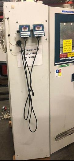 Used PRAXAIR AMMONIA & SILANE MONITORS FOR GAS CABINET