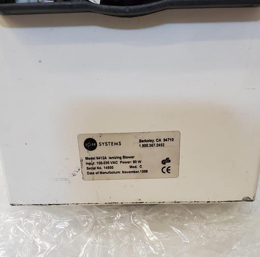 Used SIMCO PRECISION SC 6412A IONIZING BLOWER