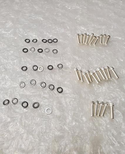 Used DUNIWAY SBX-28-087 SILVER-PLATED 12 POINT BOLTS (PACK OF 25)