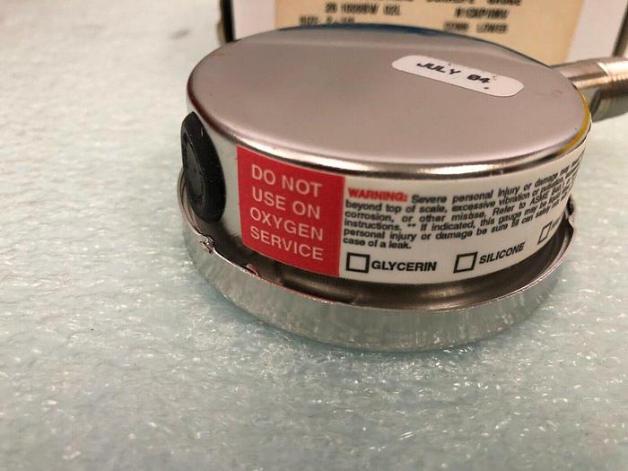 Used ASHCROFT INDUSTRIAL DURALIFE GAUGE 25 1009SW 02L