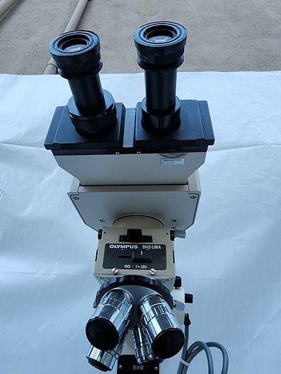 Used OLYMPUS BH MICROSCOPE BH2-UMA MICROSCOPE