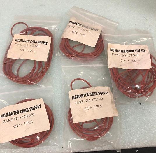 Used MCMASTER CARR SUPPLY 171 S70 ring