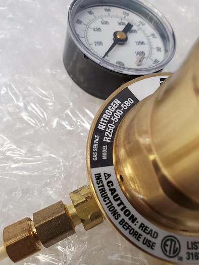 Used RADNOR R250-500-580 NITROGEN GAS REGULATOR