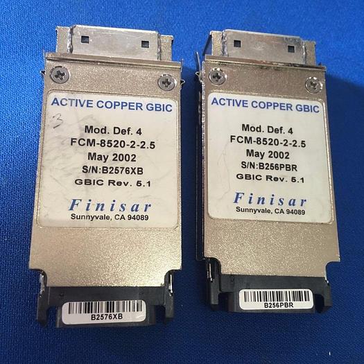 Used Finisar FCM-8520-2-2.5 2gbps Active Copper