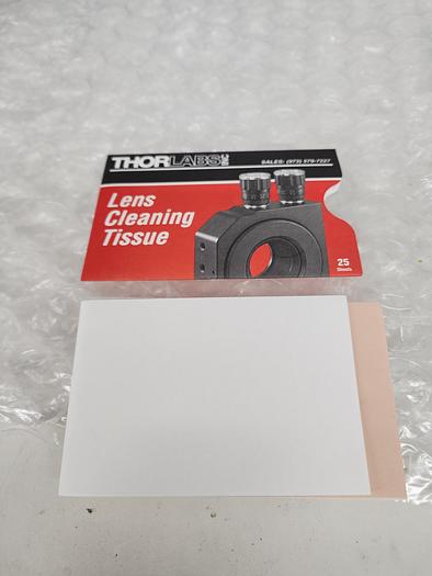 Used THORLABS LENS CLEANING TISSUE