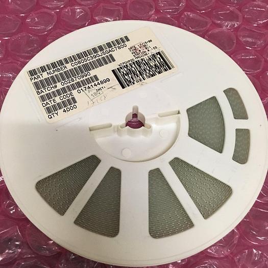 KEMET C0805C390J5GACTU CAP 39PF VOLTS 50