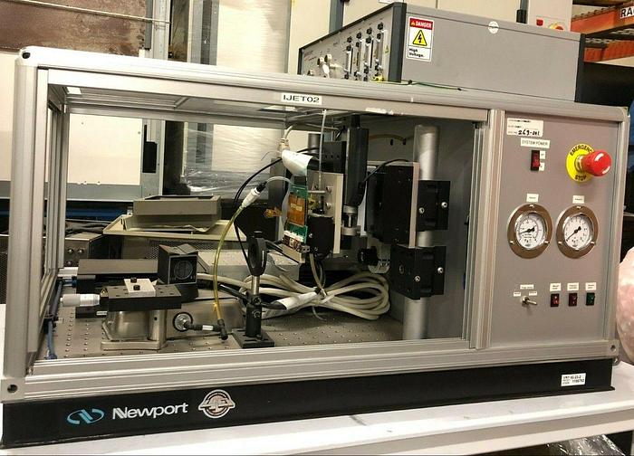 Used GLOBAL INKJET SYSTEMS MERCURY 1202 NEWPORT INK JET EVALUATION SYSTEM
