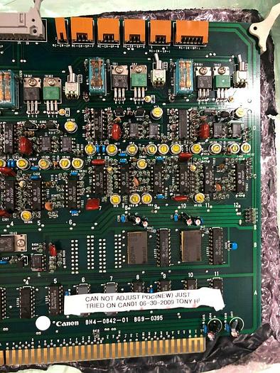 Used CANON BH4-0842-01 BG9-0395-R00