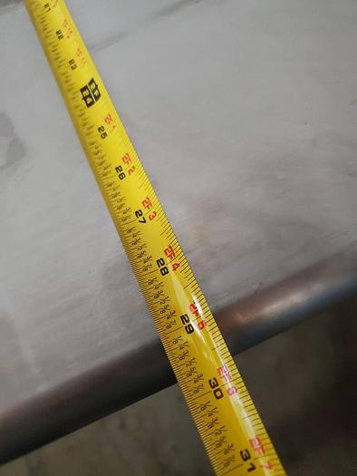 Used STAINLESS STEEL WORKBENCH 72  X 30