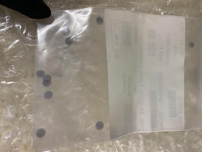Used Lam Research LAM 955-090225-001  10PCS Pad, Silicone Foam Rubber 